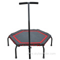 Gym fitness 50 inch hexagon trampoline with handle